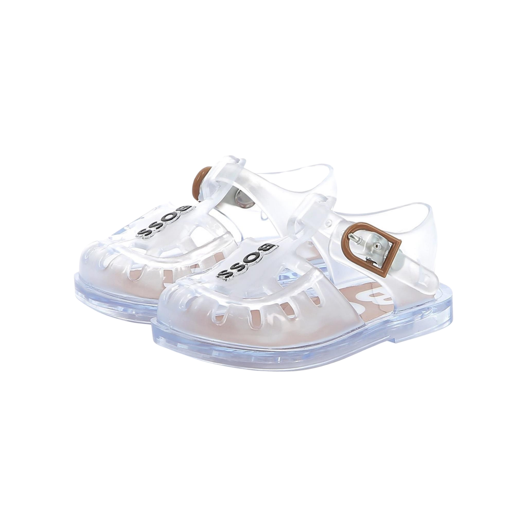 BOSS Kids Transparent Sandals