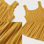 Kekeyo Lola Knit Dress Yellow | 6Y