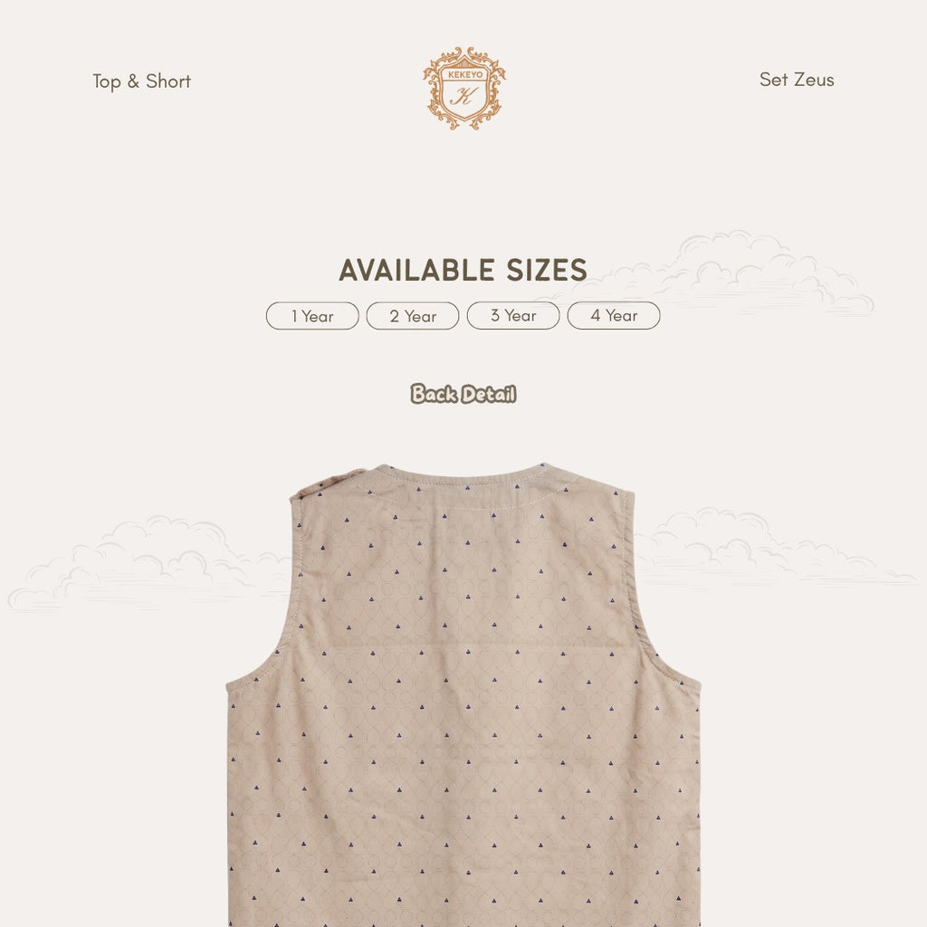 Kekeyo Top & Short set Zeus