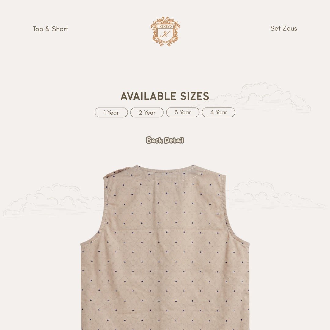 Kekeyo Top & Short set Zeus