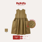 Kekeyo Dress Royal Bloom Coffe | 8Y 10Y 12Y S M L