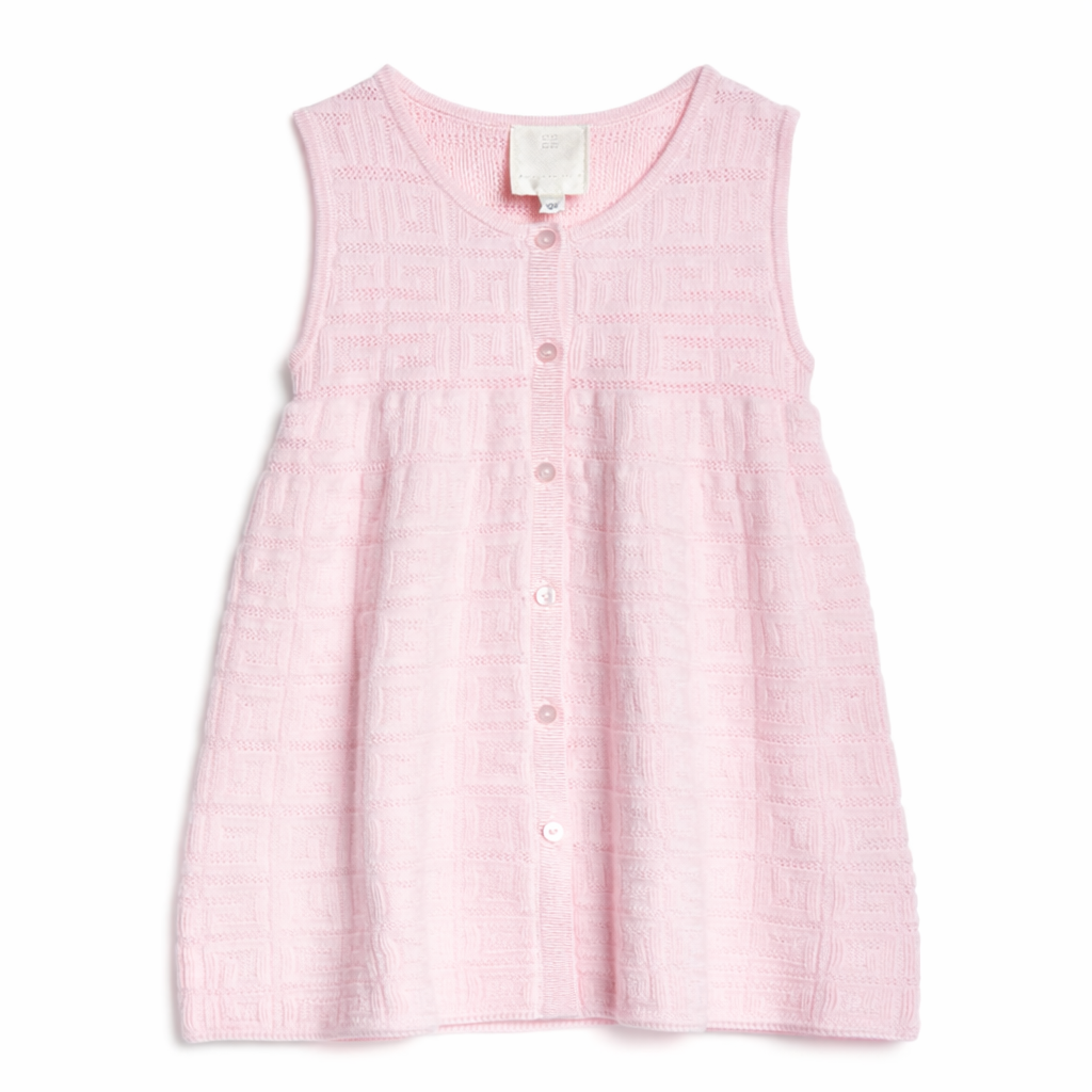 Givenchy Kids 4G Jacquard Pink Dress