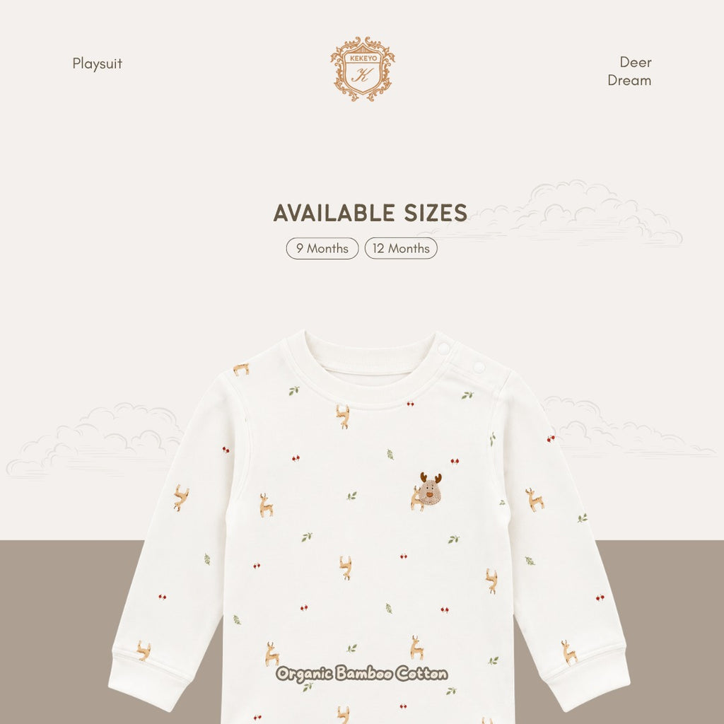 Kekeyo Playsuit Deer Dream|9M 12M