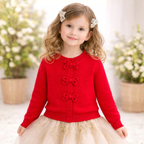 Kekeyo CNY Cardigan Red