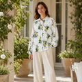 Aje White Blouse M