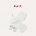 Kekeyo 5-in-1 Baby Essentials Gift Set 0-3M Newborn | Off-White Series