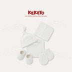 Kekeyo 5-in-1 Baby Essentials Gift Set 0-3M Newborn | Off-White Series