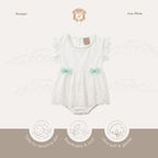 Kekeyo Romper Ana White | 3M 9M