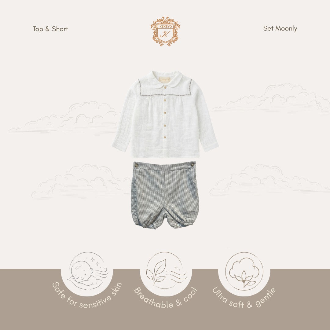 Kekeyo Set Top & Short Moonly | 5-6Y