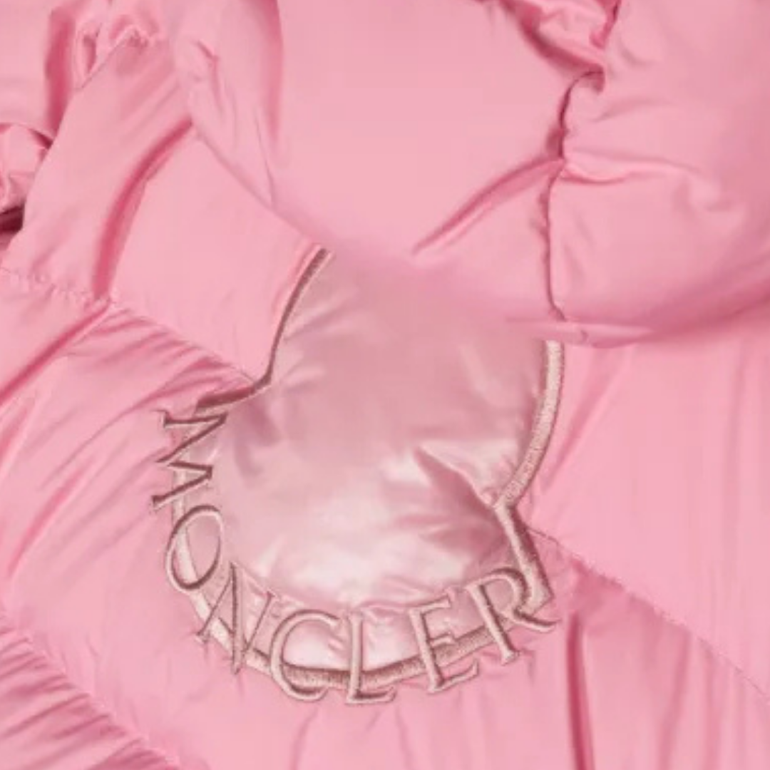 Moncler Kids Padded Jacket in Pink