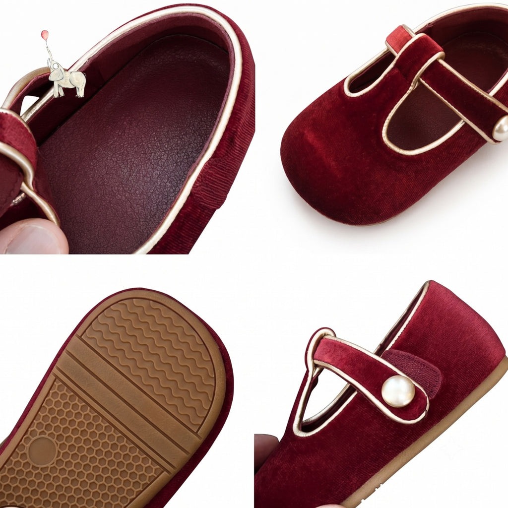 Nube-Plain Velvet Maroon
