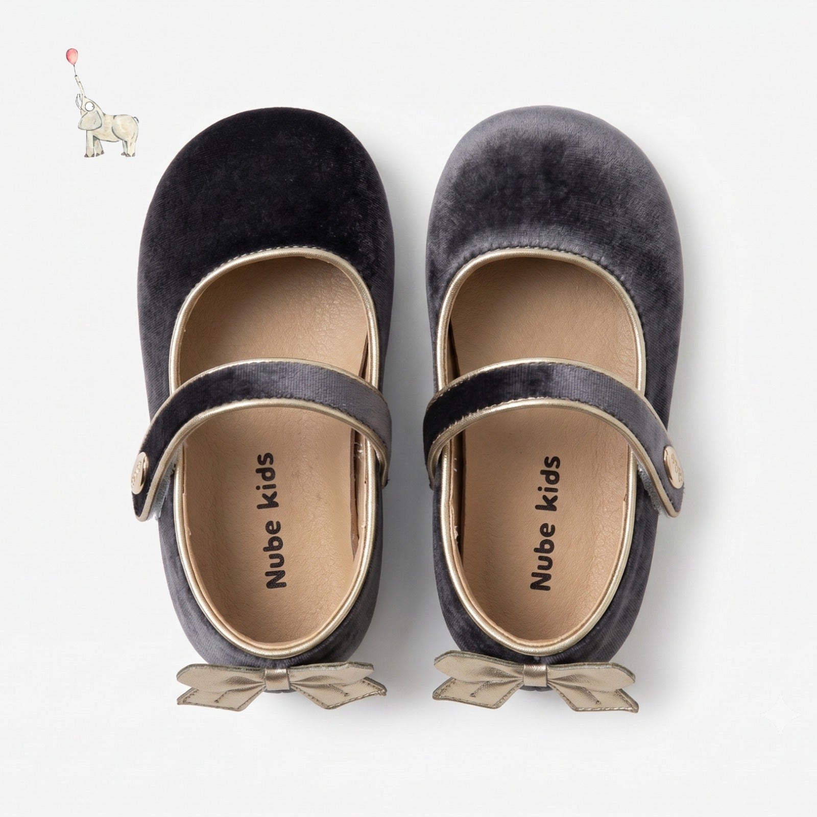 Nube-Butterfly Velvet Grey