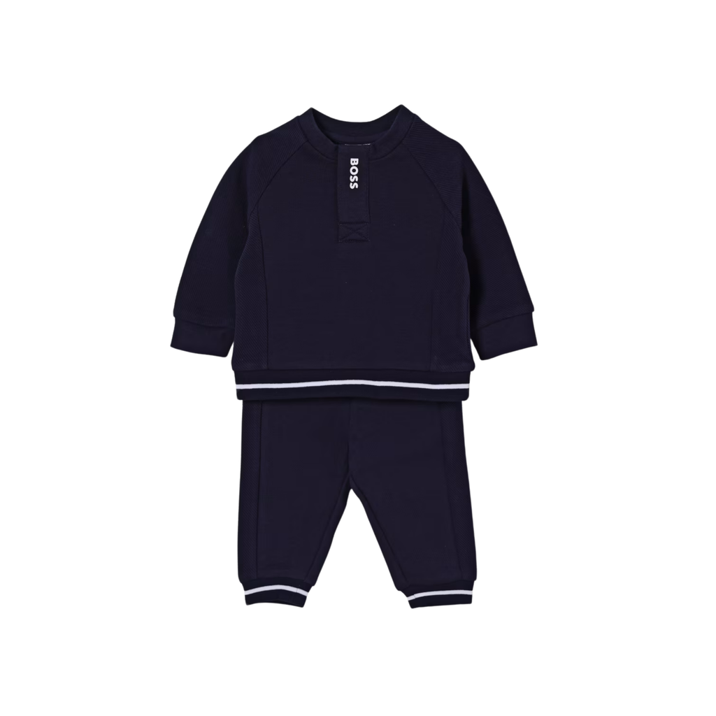 Boss Kids Sweatshirts with Pants in Navy