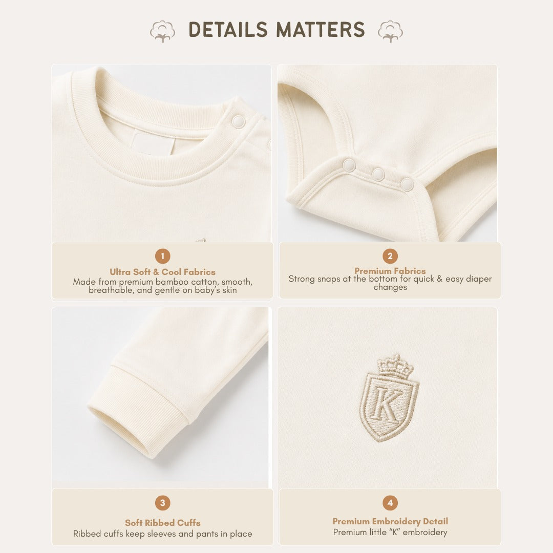 Kekeyo Playsuit Royal K | 6M 9M 12M