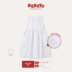 Kekeyo Dress Royal Bloom White | 8Y 10Y 12Y S M L