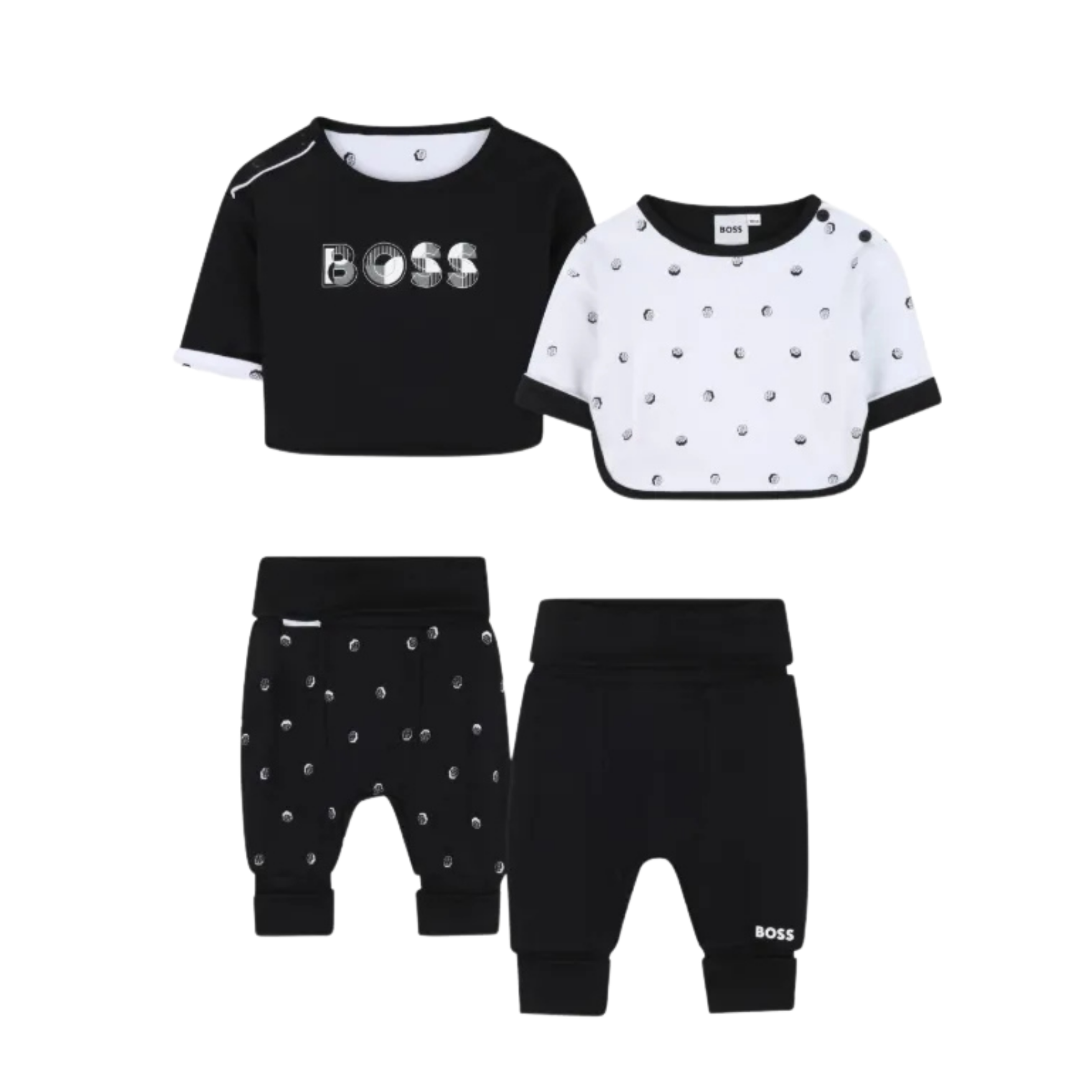 Boss Logo-Embellished T-shirts and Trousers set