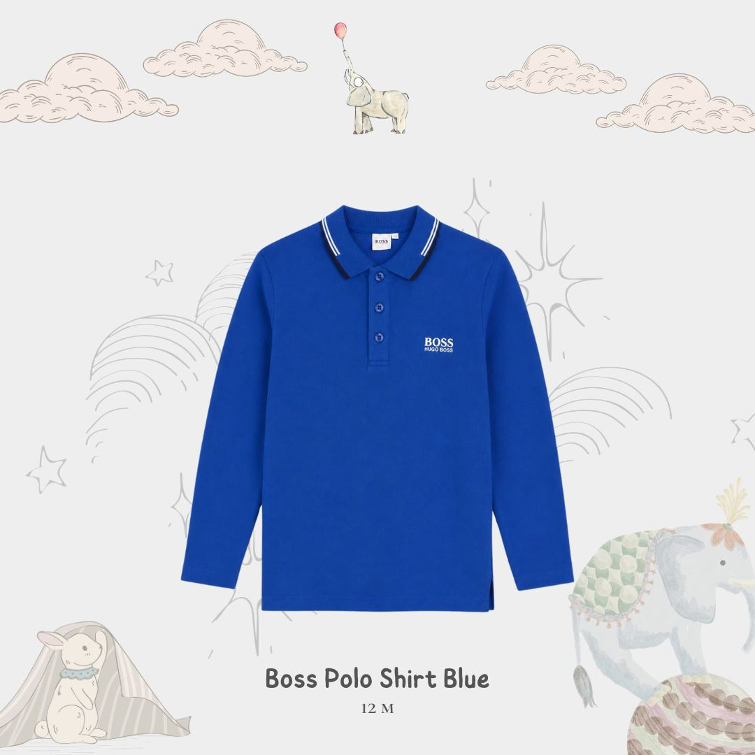 Boss Polo Shirt Blue | 12M
