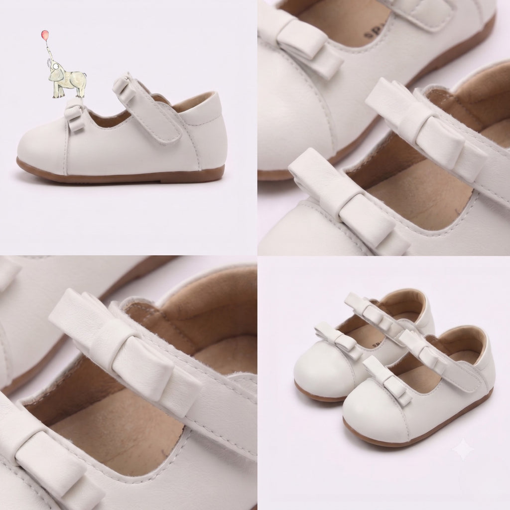 Nube-Double Ribbon Doff White