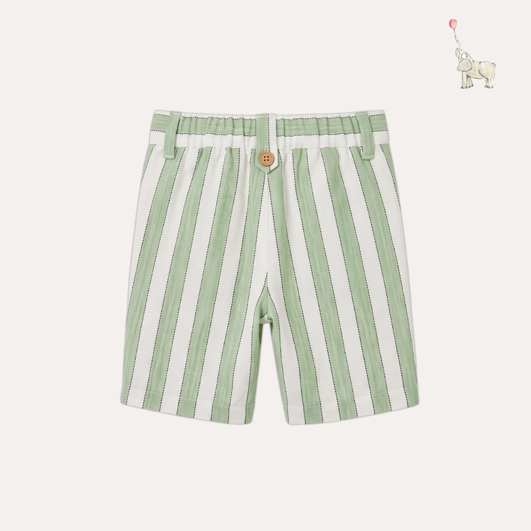 Abel & Lula Linen Top Shorts Strip Set | 2Y 4Y