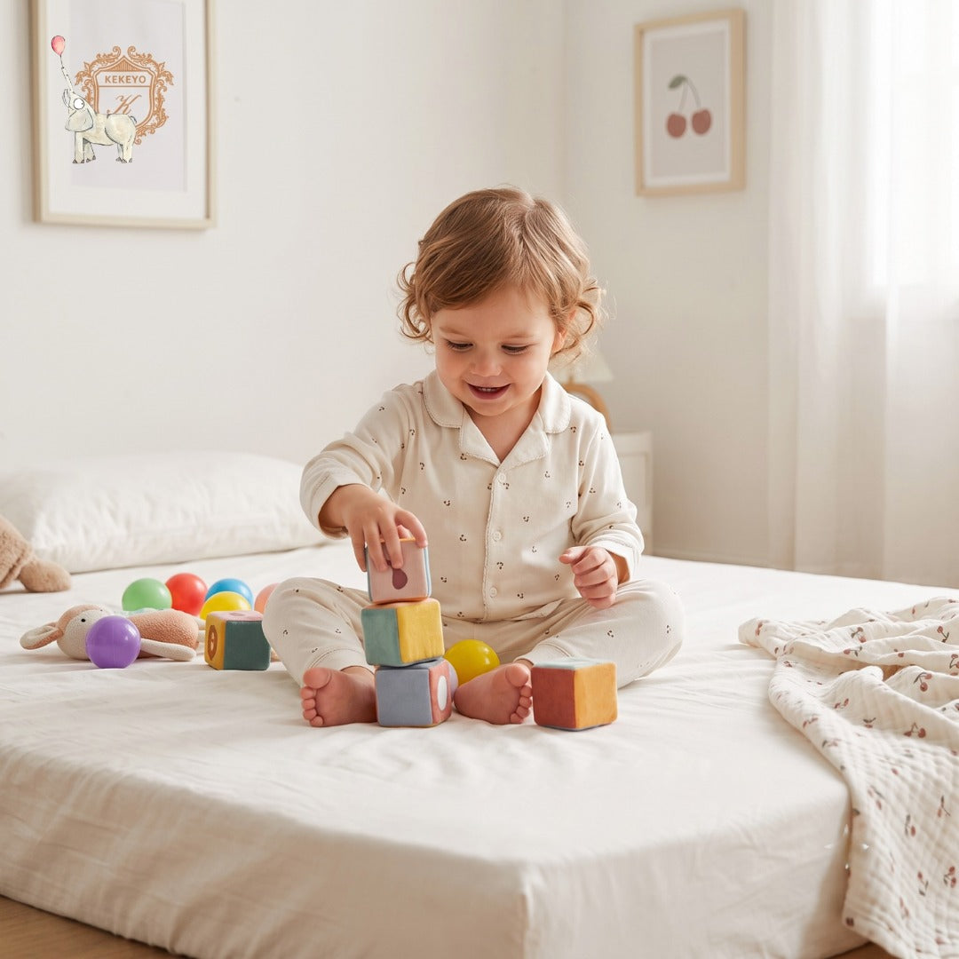 Kekeyo Set Pajamas Cherry Dot | 6M 9M 12M 18M 24M