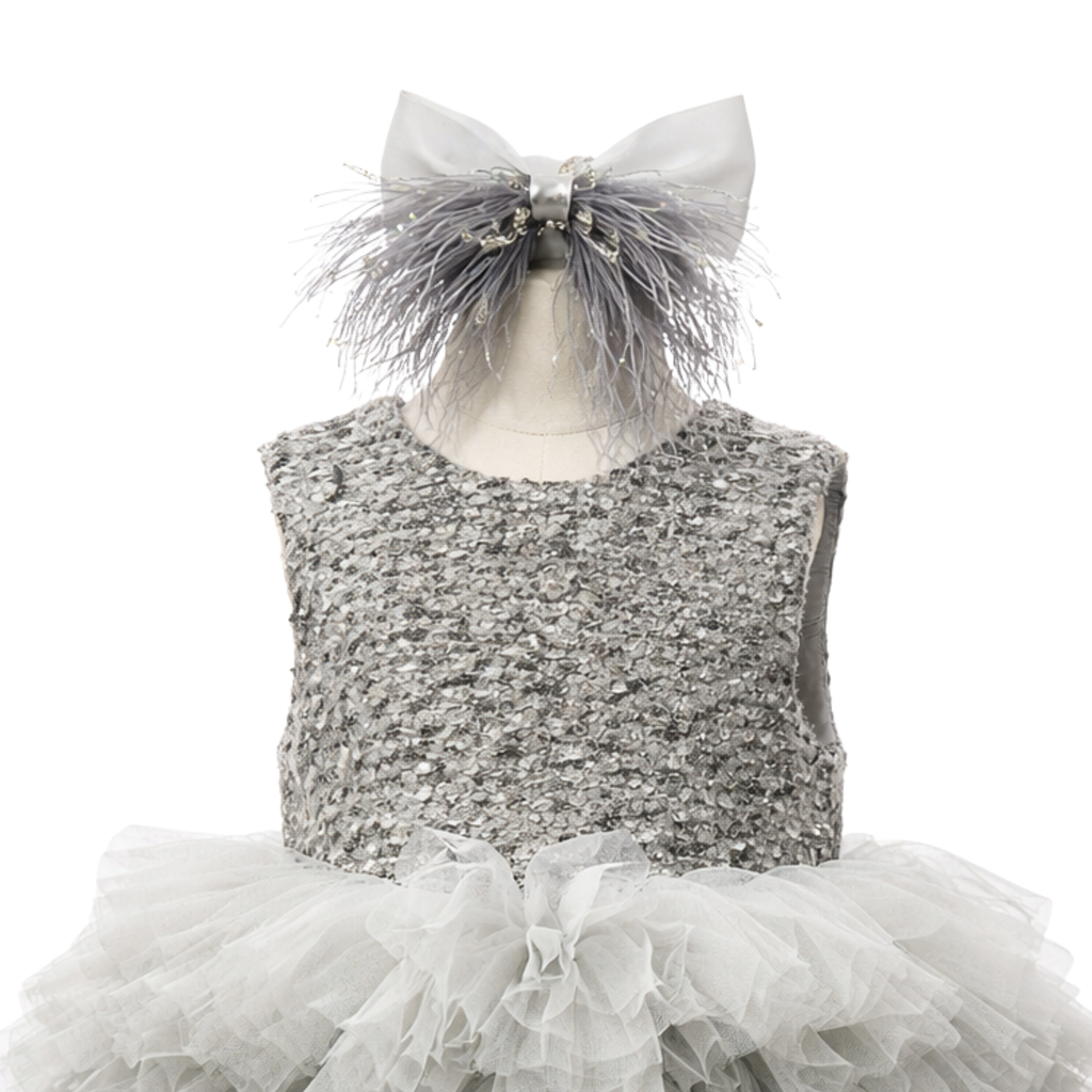 Kekeyo Dress Fluffy Grey