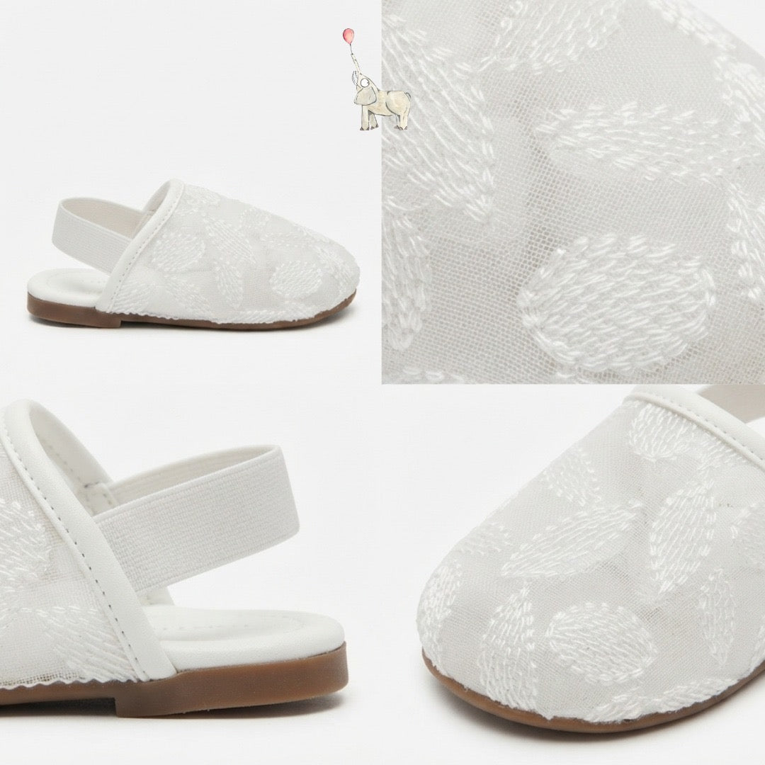 Kekeyo Roland Mesh Embroidery Baby Sandals 6-16M | Babybrandedshop