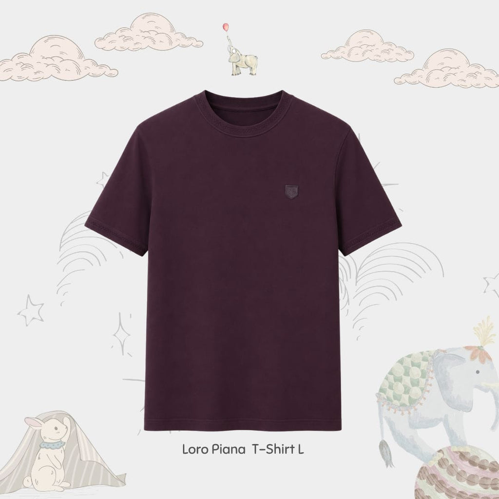 Loro Piana T Shirt L Maroon