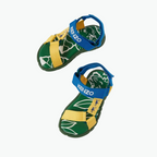 Kenzo Jungle Blue Strap Sandals