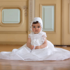 Patachou White Ceremony Baptism Christening Gown Dress