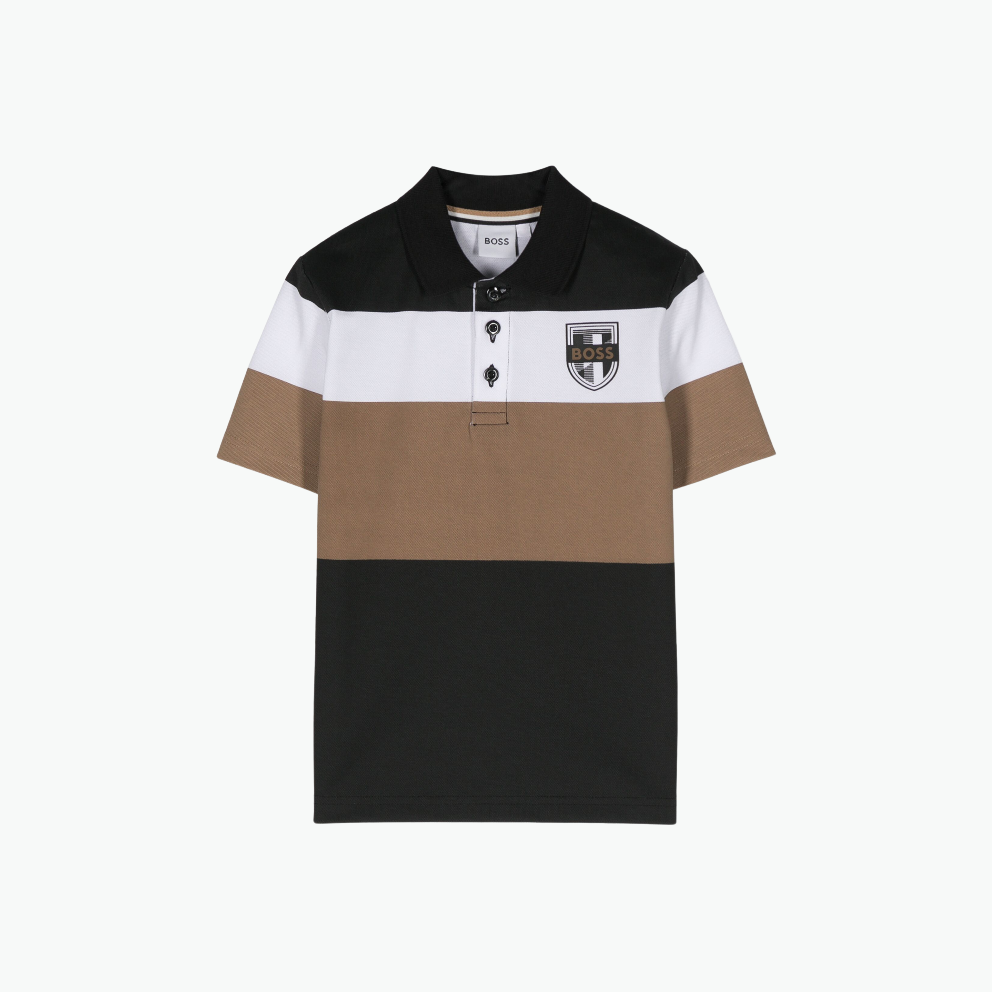 Boss Kids Stretch Cotton Pique Polo