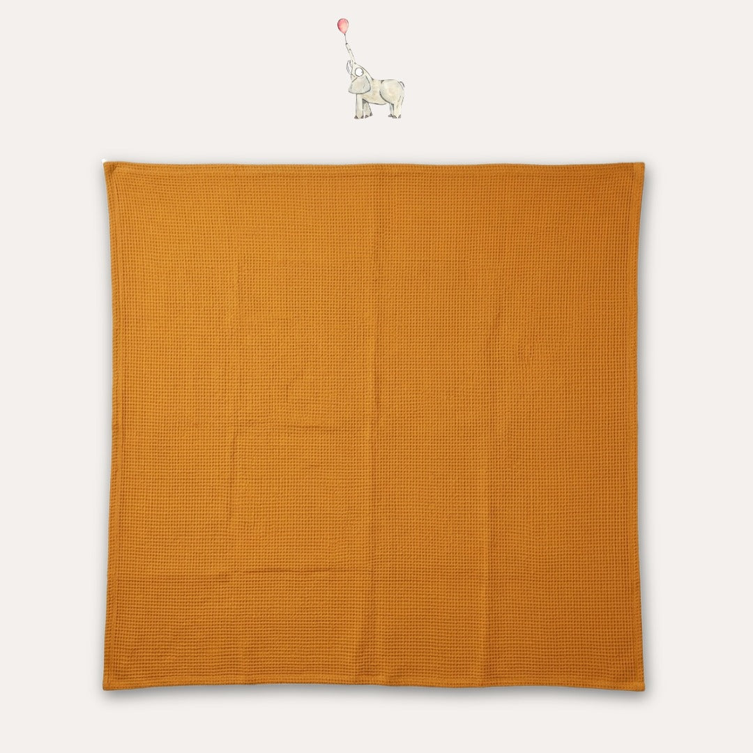 Kekeyo Blanket Mustard Lace