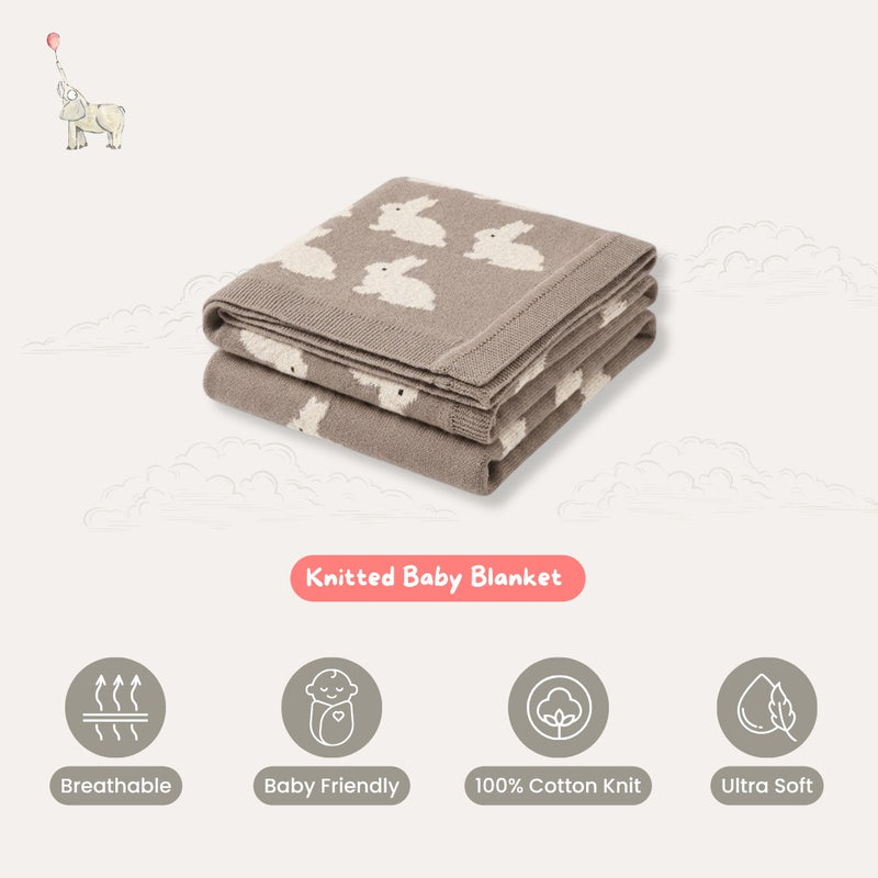 Kekeyo Premium Rabbit Knitted Blanket