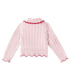 Self Potrait Embroidered Cotton Blend Cardigan | 4-5Y