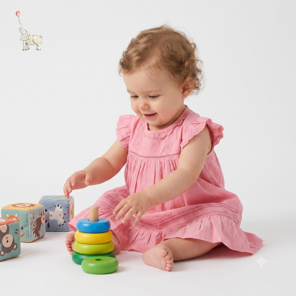 Kekeyo Dress Maison Pink | 1Y 2Y 3Y 4Y