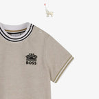 Boss T-shirt Striped Beige | 12M