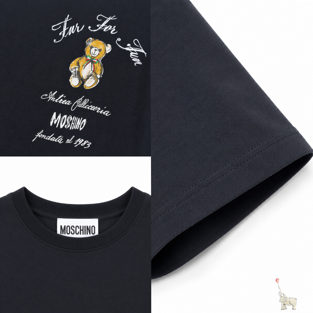 Moschino Black T-Shirt  L ( Non Registered)