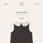 Kekeyo Dress & Hairpiece Spiece Dark Grey | 4Y 6Y