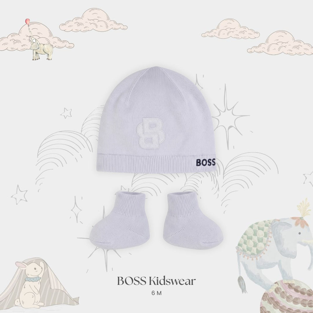 Boss set Beanie and Shock Blue