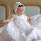 Patachou White Ceremony Baptism Christening Gown Dress