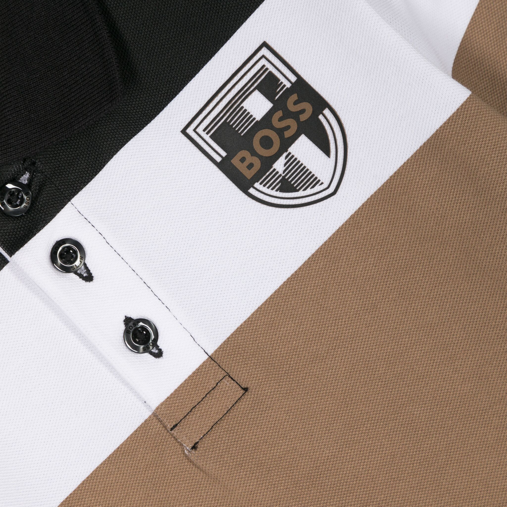 Boss Kids Stretch Cotton Pique Polo