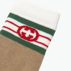 Gucci Kids Stripe Logo Cotton Kids Socks