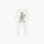 Stella McCartney Kids Bear Print Cotton Romper Bibs Pajamas
