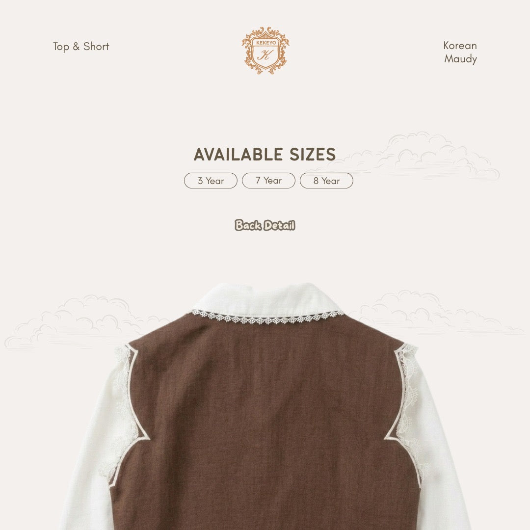 Kekeyo Top & Short Korean Maudy | 3Y 7Y 8Y