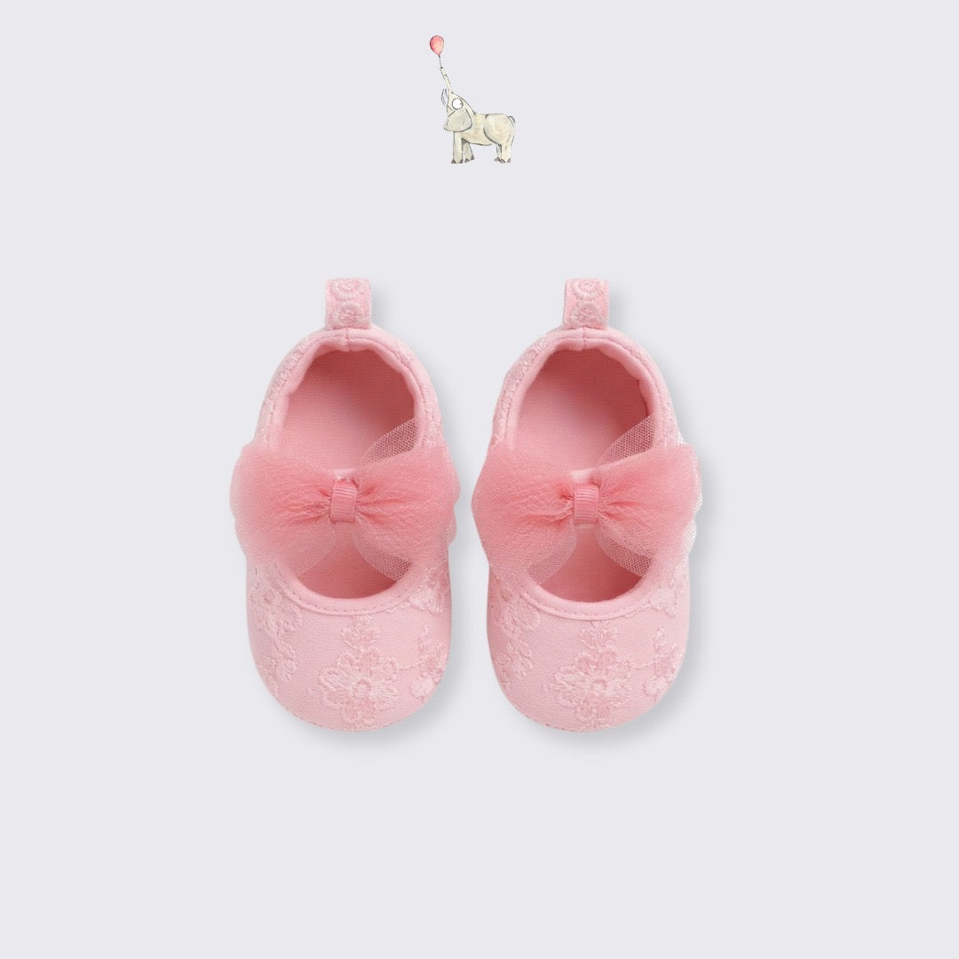 Mammyeve Flat Shoes Pink Bow