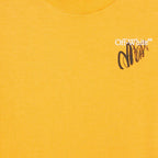 Off-White Arrow Sketch T-Shirt in Yellow White | 12Y