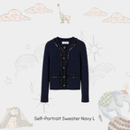 Self Portrait Sweater Navy L