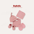 Kekeyo 5-in-1 Baby Essentials Gift Set 0-3M Newborn | Pink Series