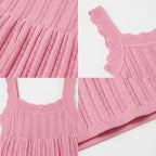 Kekeyo Lola Knit Dress Pink | 6Y