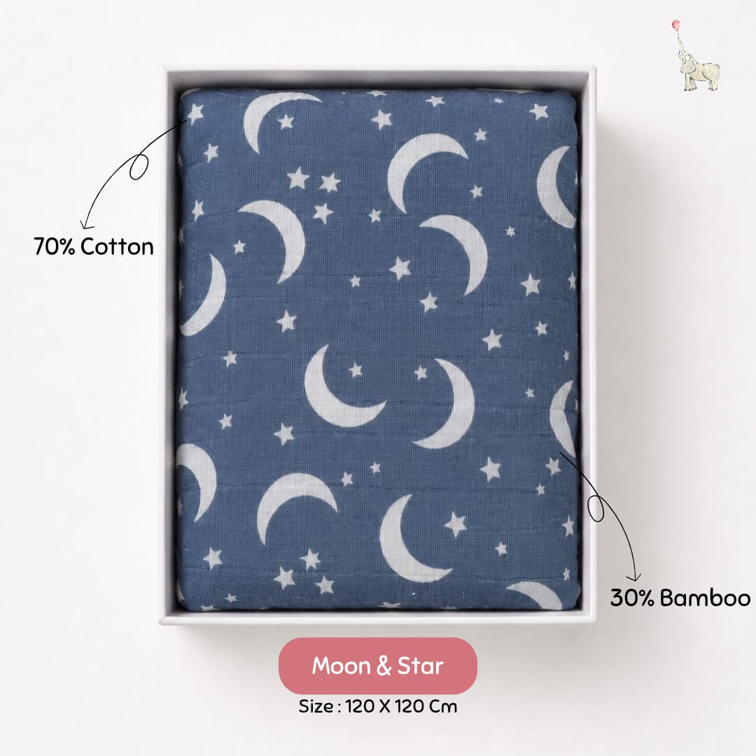 Kekeyo Swaddle Moon and Star