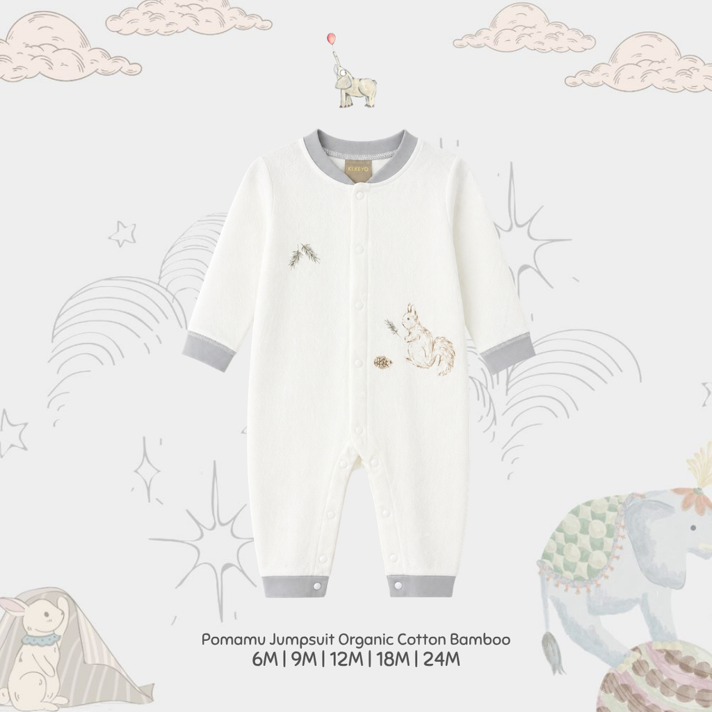 KEKEYO Baby Jumpsuit | Baju Terusan Bayi | 6M 9M 12M 18M 24M